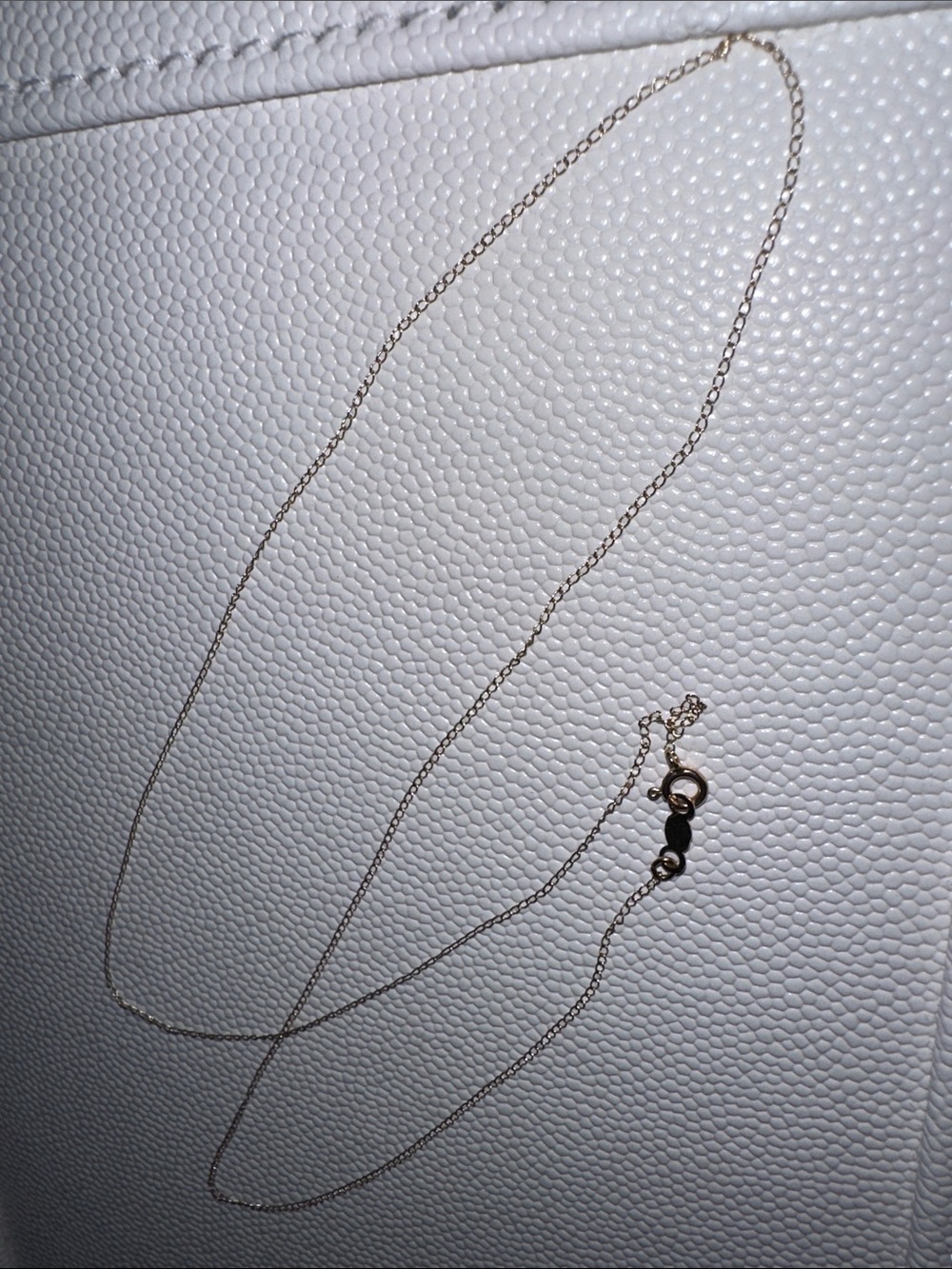14k solid gold chain necklace.